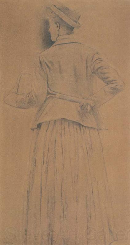 Fernand Khnopff Study For Memories Norge oil painting art